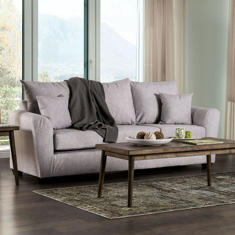 Croydon Light Gray Sofa & Loveseat by Furniture of America at Eve Furniture