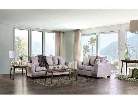 Croydon Light Gray Sofa & Loveseat by Furniture of America at Eve Furniture
