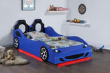 Cruiser Car Themed Twin Bed with Underglow Lights Blue