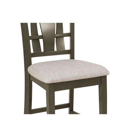 Cruz Gray Mindy 5-Piece Counter Height Set by Homelegance at Eve Furniture