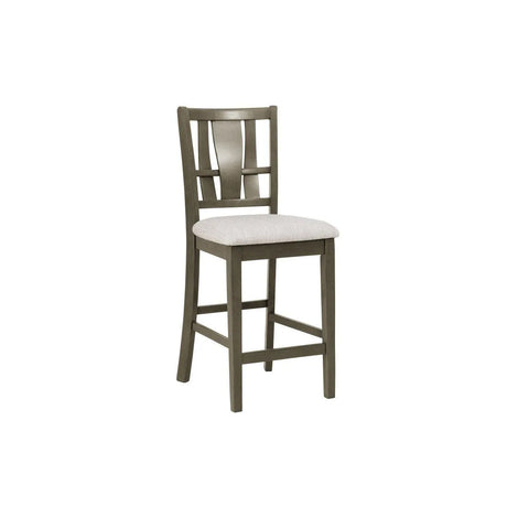 Cruz Gray Mindy 5-Piece Counter Height Set by Homelegance at Eve Furniture