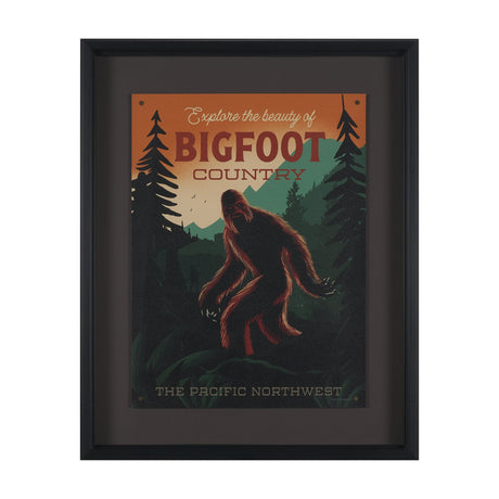 Cryptid Tourism I by Omar Escalante Textured Framed Artwork Matted under Glass by Mercana at Eve Furniture