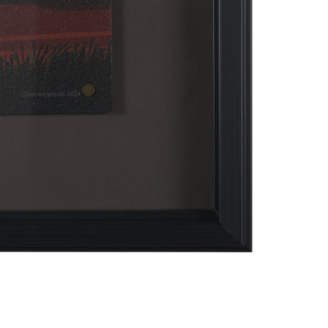 Cryptid Tourism II by Omar Escalante Textured Framed Artwork Matted under Glass by Mercana at Eve Furniture