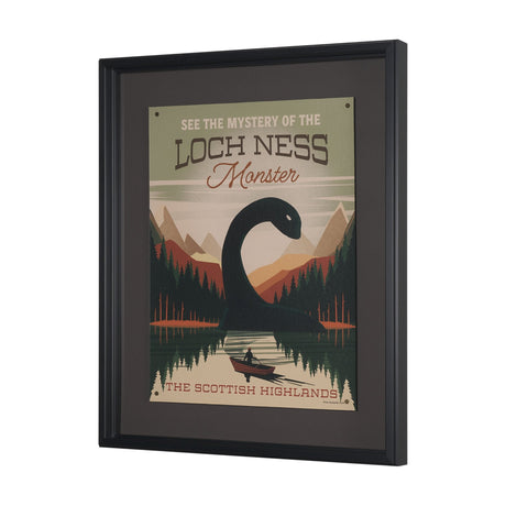 Cryptid Tourism III by Omar Escalante Textured Framed Artwork Matted under Glass by Mercana at Eve Furniture
