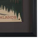Cryptid Tourism III by Omar Escalante Textured Framed Artwork Matted under Glass by Mercana at Eve Furniture