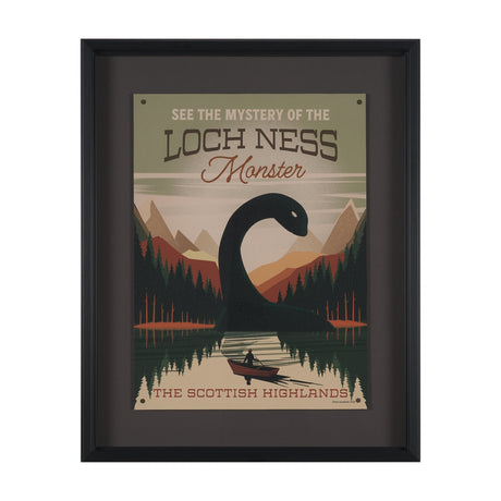 Cryptid Tourism III by Omar Escalante Textured Framed Artwork Matted under Glass by Mercana at Eve Furniture