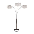 Crystal Chrome 87" Floor Lamp by Crown Mark at Eve Furniture