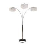 Crystal Chrome 87" Floor Lamp by Crown Mark at Eve Furniture