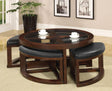 Crystal Cove Dark Walnut Coffee Table by Furniture of America at Eve Furniture