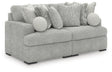 Cuddle Plush Arctic 2-Piece Modular Loveseat by Ashley at Eve Furniture