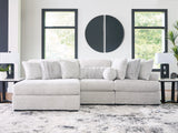 Cuddle Plush Arctic 3-Piece Left Arm Facing (LAF) Chaise Sectional by Ashley at Eve Furniture
