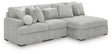 Cuddle Plush Arctic 3-Piece Right Arm Facing (RAF) Chaise Sectional by Ashley at Eve Furniture