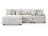 Cuddle Plush Arctic 3-Piece Left Arm Facing (LAF) Chaise Sectional by Ashley at Eve Furniture