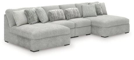 Cuddle Plush Arctic 4-Piece Double Chaise Sectional by Ashley at Eve Furniture