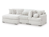 Cuddle Plush Arctic 3-Piece Left Arm Facing (LAF) Chaise Sectional by Ashley at Eve Furniture