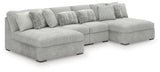 Cuddle Plush Arctic 4-Piece Double Chaise Sectional by Ashley at Eve Furniture