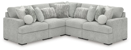 Cuddle Plush Arctic 5-Piece Sectional by Ashley at Eve Furniture