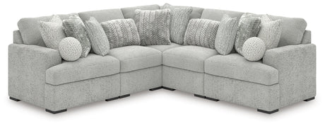 Cuddle Plush Arctic 5-Piece Sectional by Ashley at Eve Furniture