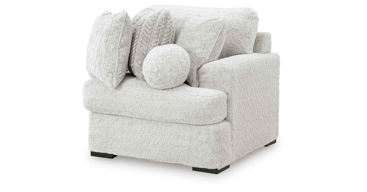 Cuddle Plush Arctic 5-Piece Sectional with LAF Chaise by Ashley at Eve Furniture