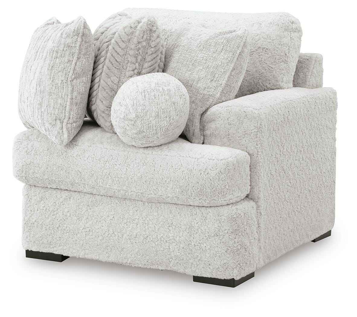 Cuddle Plush Arctic 5-Piece Sectional with LAF Chaise by Ashley at Eve Furniture