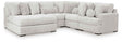 Cuddle Plush Arctic 5-Piece Sectional with LAF Chaise by Ashley at Eve Furniture