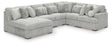 Cuddle Plush Arctic 6-Piece Left Arm Facing (LAF) Chaise Sectional by Ashley at Eve Furniture