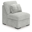 Cuddle Plush Arctic Armless Chair by Ashley at Eve Furniture