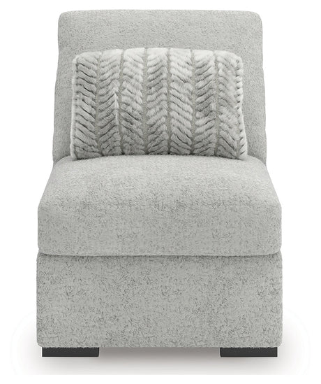 Cuddle Plush Arctic Armless Chair by Ashley at Eve Furniture
