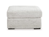 Cuddle Plush Arctic Oversized Accent Ottoman by Ashley at Eve Furniture