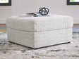 Cuddle Plush Arctic Oversized Accent Ottoman by Ashley at Eve Furniture