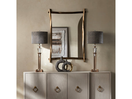 Cullen 1 Gold Wall Mirror by Crestview at Eve Furniture