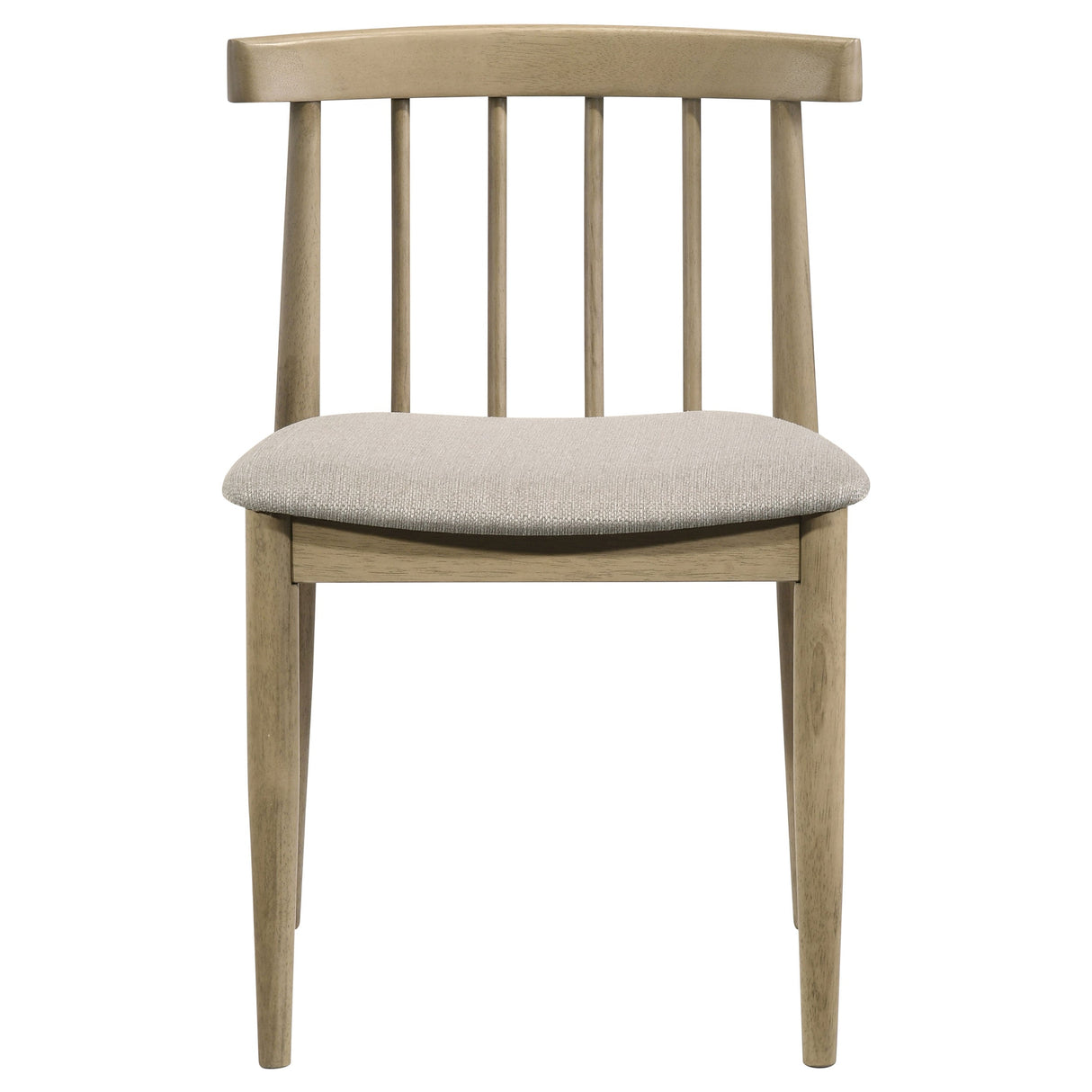 Cullen Natural Oak/Wheat Dining Side Chair Upholstered Seat (Set of 2) by Coaster at Eve Furniture