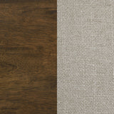 Cullen Walnut/Wheat Dining Side Chair Upholstered Seat (Set of 2) by Coaster at Eve Furniture
