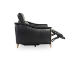 Cullman Black Leather Power Recliner Accent Chair by Classic Home at Eve Furniture