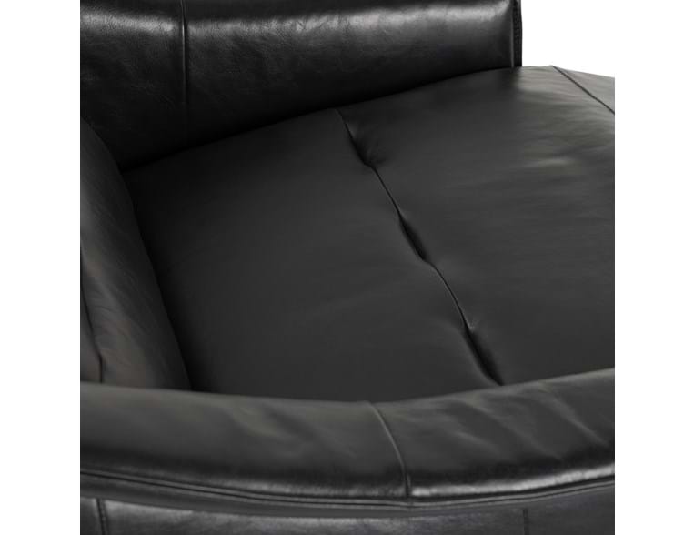 Cullman Black Leather Power Recliner Accent Chair by Classic Home at Eve Furniture