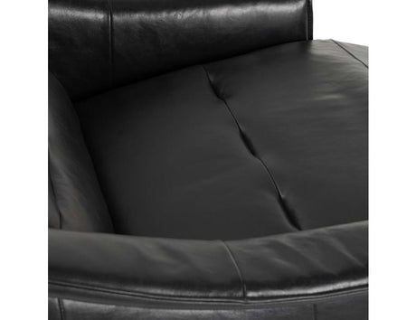 Cullman Black Leather Power Recliner Accent Chair by Classic Home at Eve Furniture