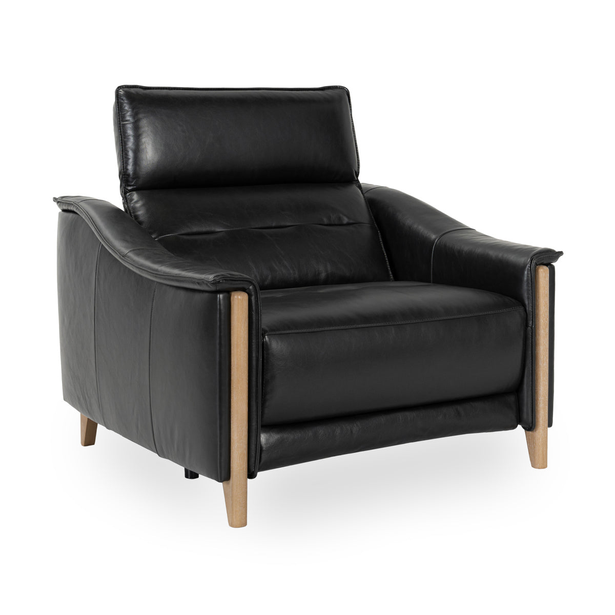 Cullman Power Recliner - Black by Classic Home at Eve Furniture