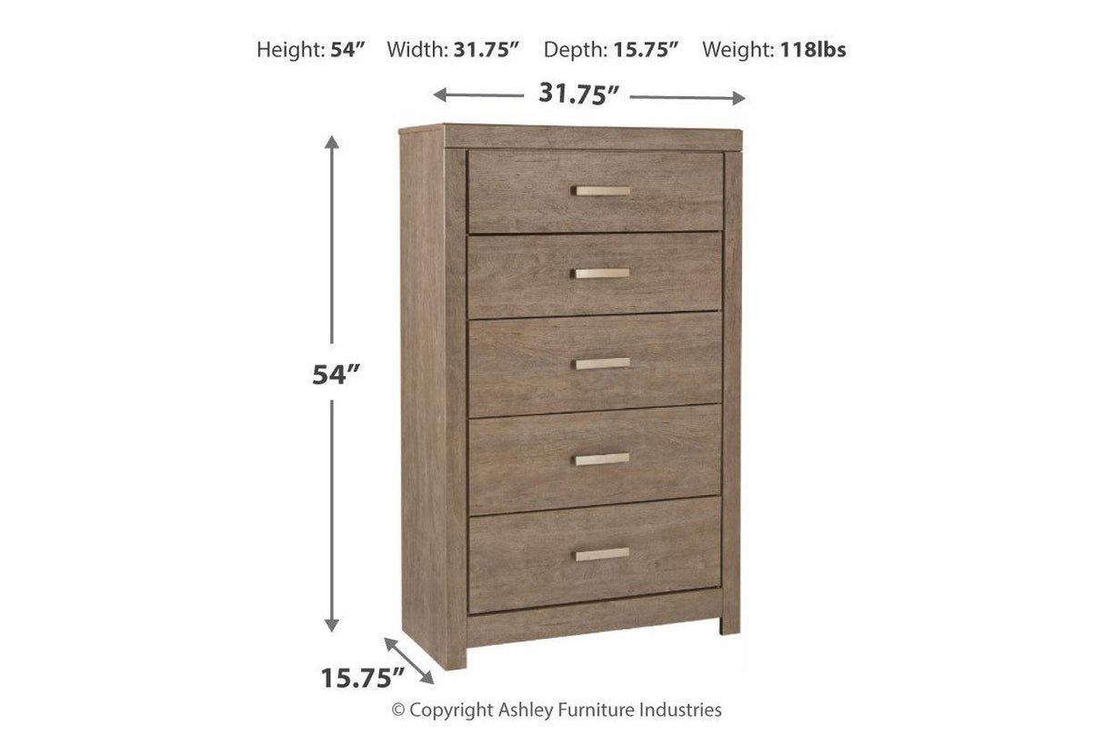 Culverbach Gray Chest of Drawers by Ashley at Eve Furniture