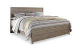 Culverbach Gray King Panel Bed by Ashley at Eve Furniture