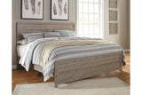 Culverbach Gray King Panel Bed by Ashley at Eve Furniture