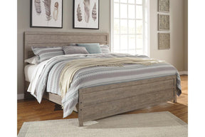 Culverbach Gray King Panel Bed by Ashley at Eve Furniture