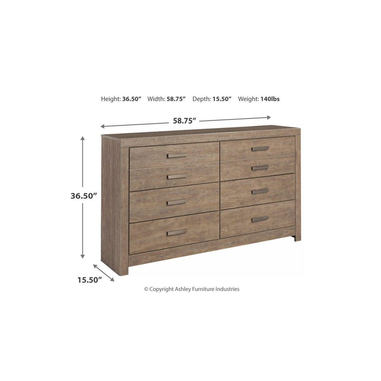 Culverbach Gray Panel Youth Bedroom Set by Ashley at Eve Furniture