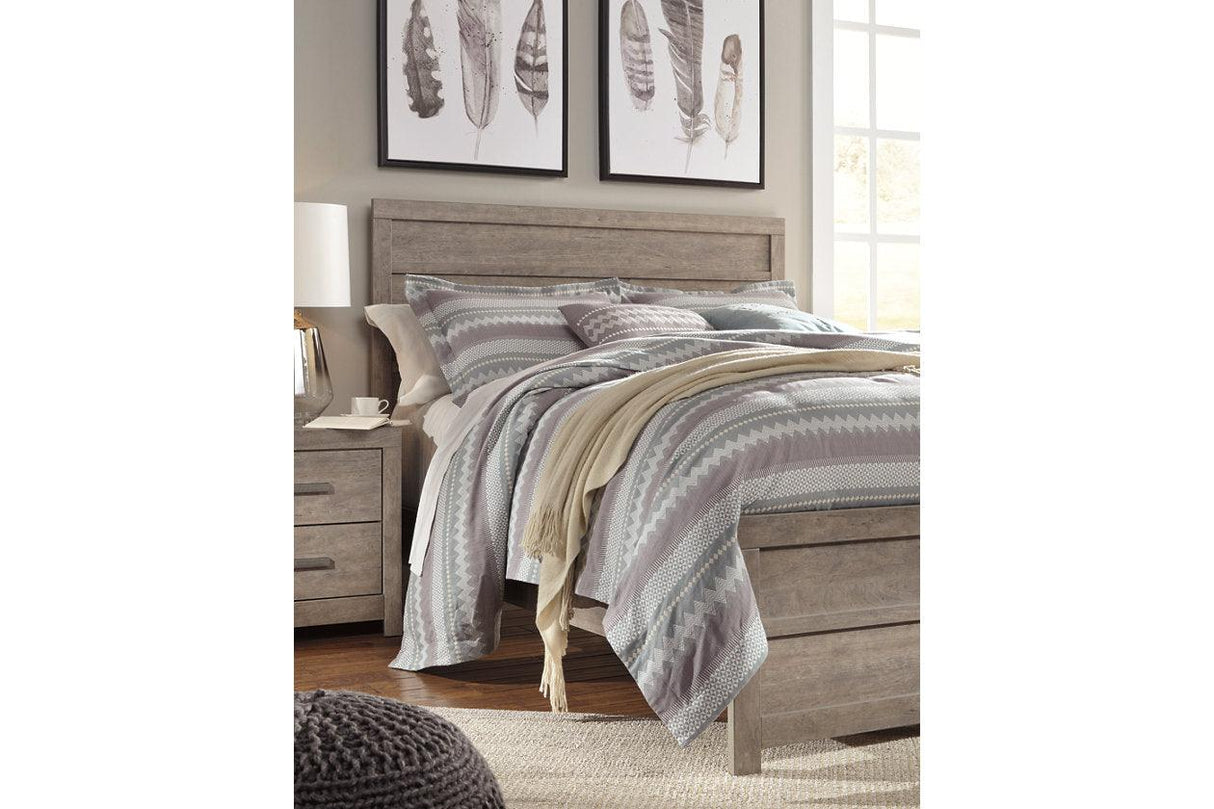 Culverbach Gray Queen Panel Bed by Ashley at Eve Furniture
