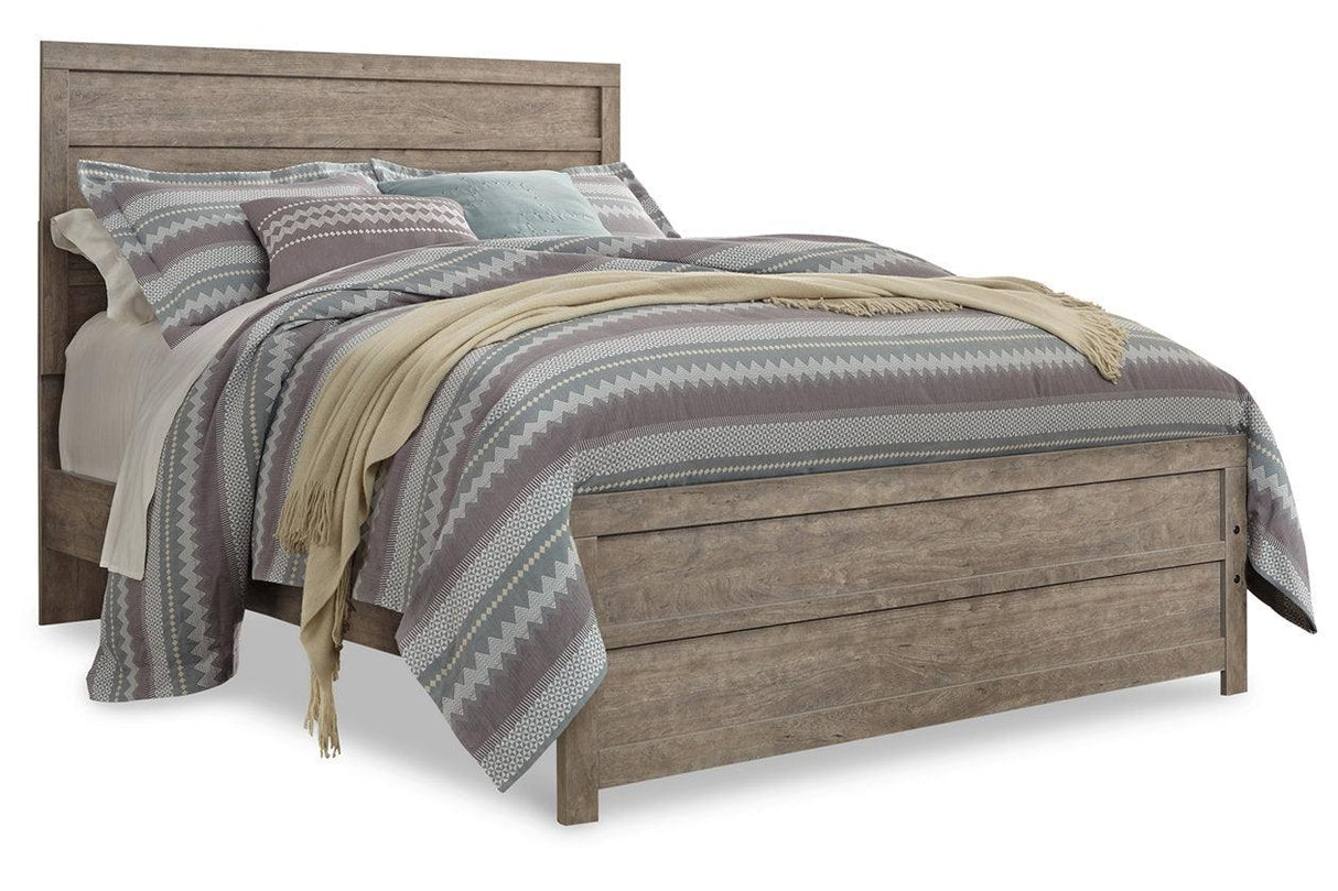 Culverbach Gray Queen Panel Bed by Ashley at Eve Furniture