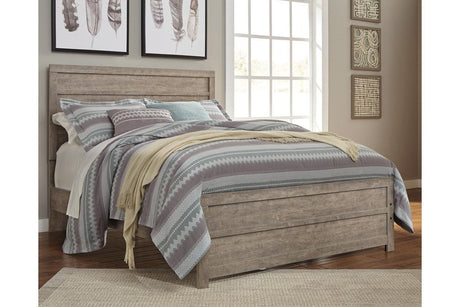 Culverbach Gray Queen Panel Bed by Ashley at Eve Furniture