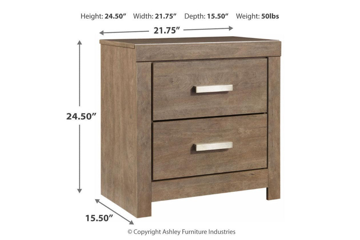 Culverbach Gray Nightstand by Ashley at Eve Furniture
