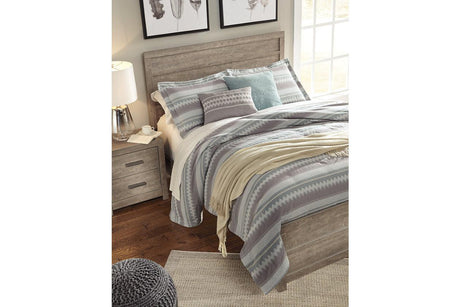 Culverbach Gray Queen Panel Bed by Ashley at Eve Furniture