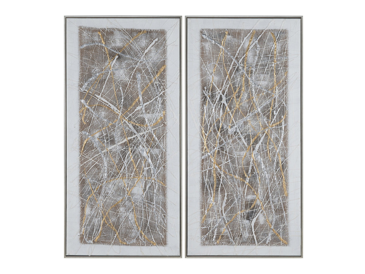 Cumberland Brown/Gold Canvas by Crestview at Eve Furniture