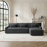 Cumulus Dark Gray Convertible Queen Sleeper Sofa with Charging Ports by Homelegance at Eve Furniture