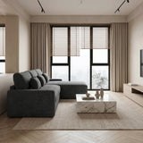 Cumulus Dark Gray Convertible Queen Sleeper Sofa with Charging Ports by Homelegance at Eve Furniture